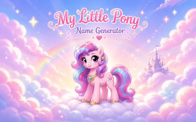 My Little Pony name generator featured image